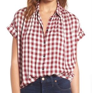 Madewell Gingham Central Shirt XXS